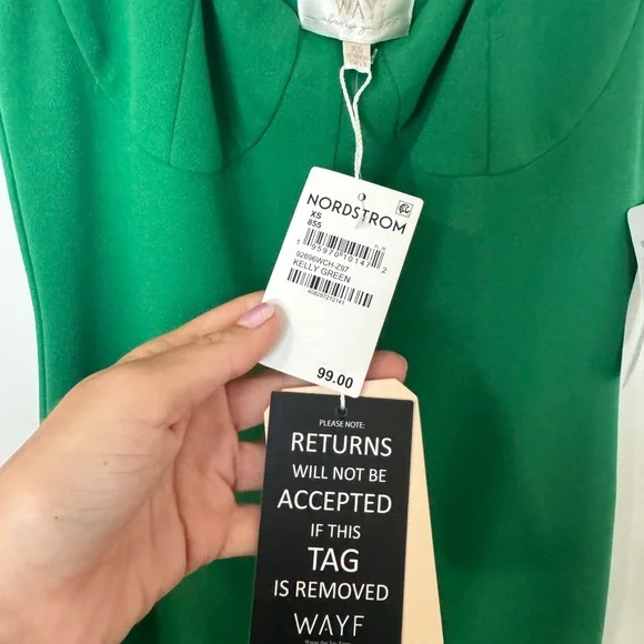 🌿 NWT WAYF Bravado Slit Front Dress – Nordstrom Find! 🌿 - Picture 4 of 4